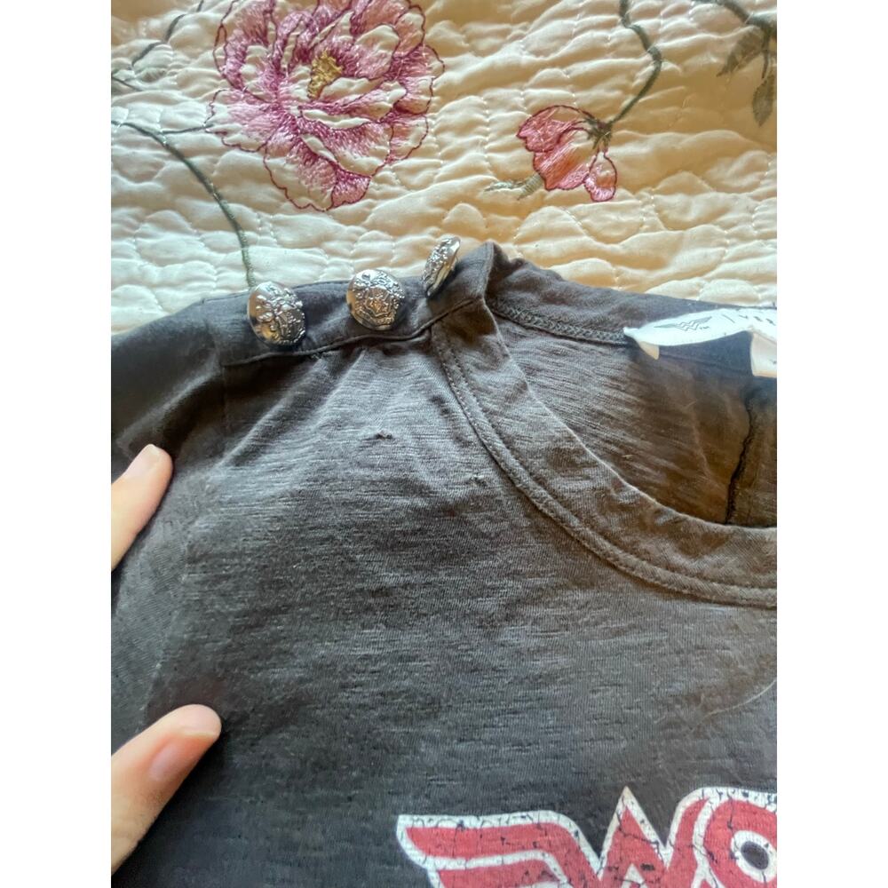grey veronica beard wonder women graphic tee - Picture 4 of 7